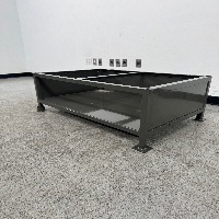 Gray Metal Table image 1